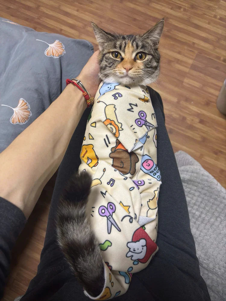 Whisker Care™ Calm Wrap – Stress-Free Cat Grooming & Nail Trims