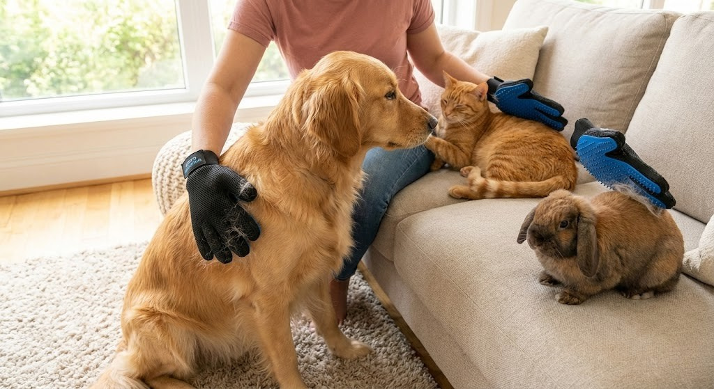 Whisker Care™ Pet Grooming Glove